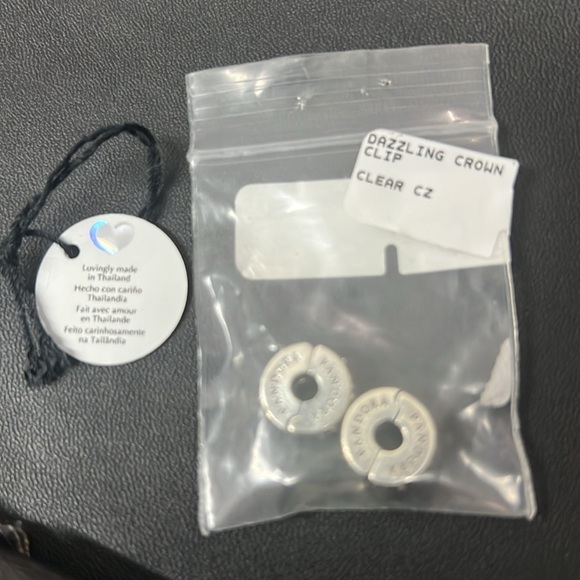 Authentic Pandora Dazzling Crown Clip - Picture 2 of 9